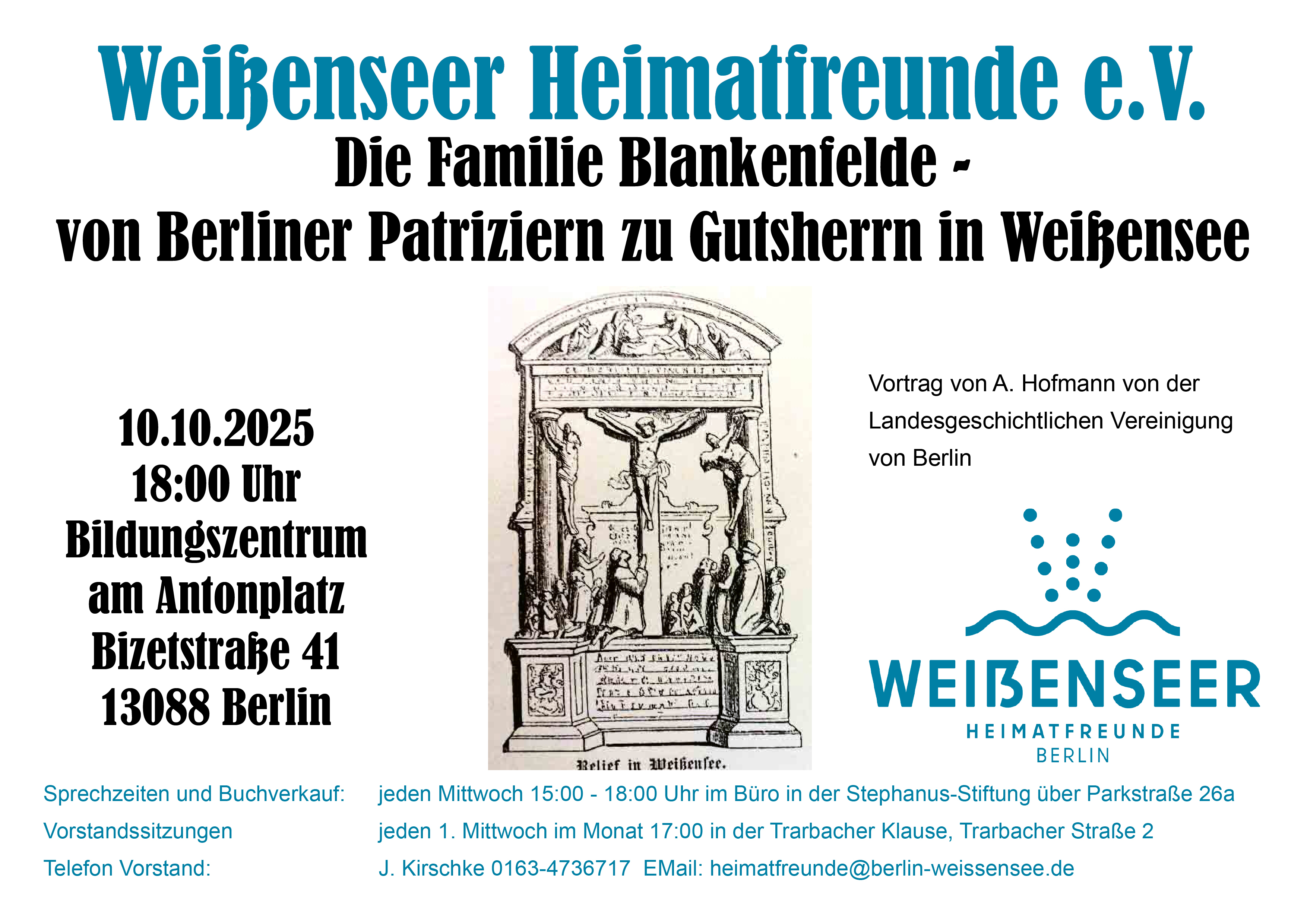 Von Berliner Patriziern zu Gutsherren in Weißensee